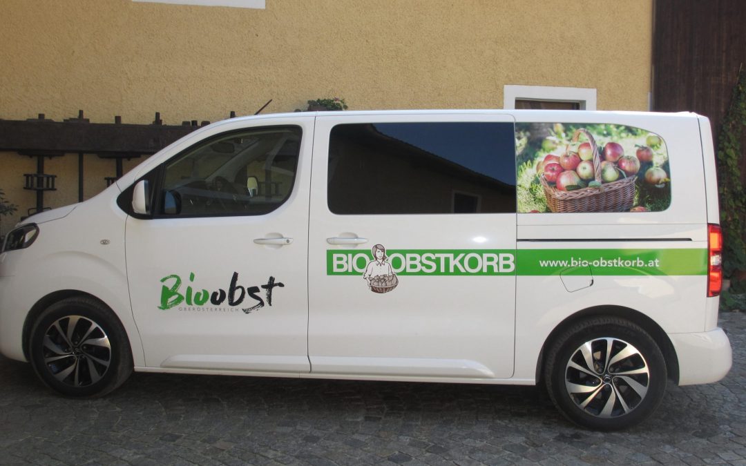 Neuer Lieferbus für unsere Bio-Äpfel